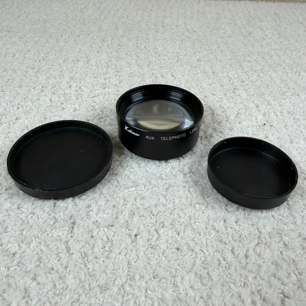 Kalimar AUX TELEPHOTO LENS 2M AF35M‎ II Made in Japan with Caps